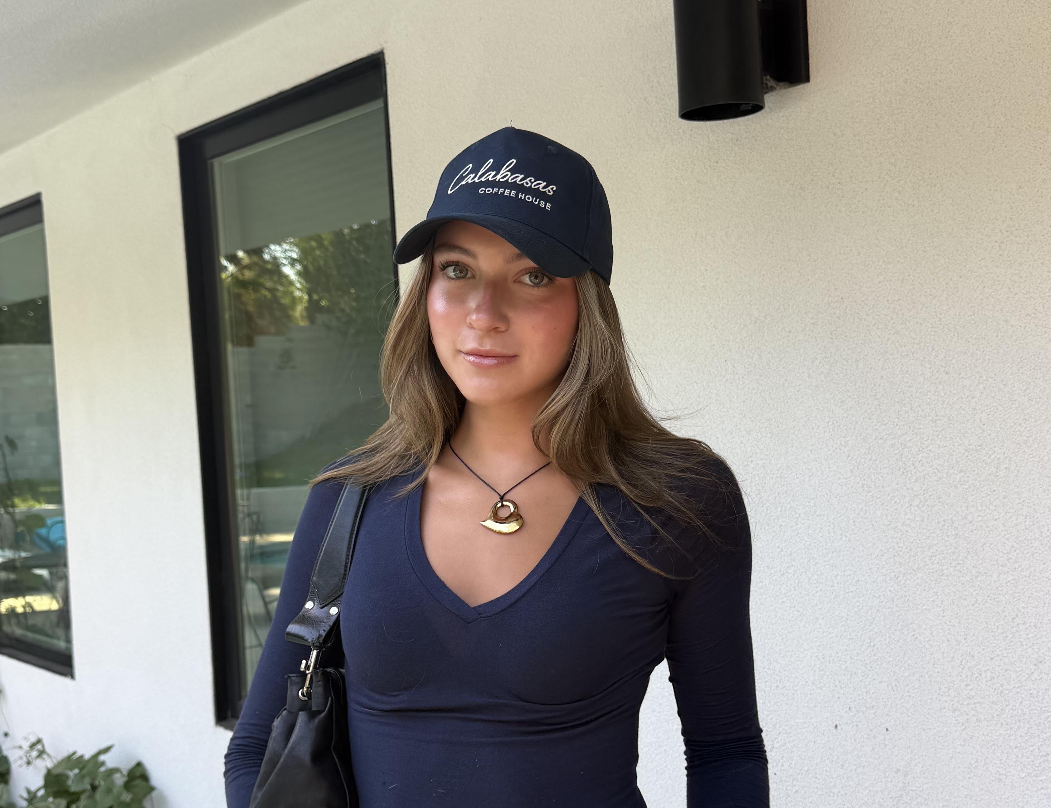 Calabasas Coffee House Navy Hat